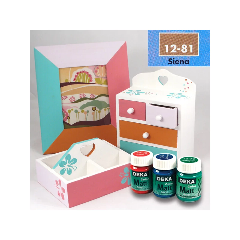 Deka Color Matt akrilfesték 25 ml - 81 sziena