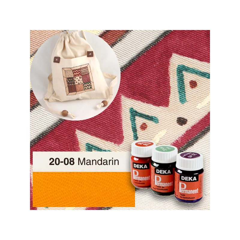Deka Permanent textilfesték világos anyagra - 08 mandarin