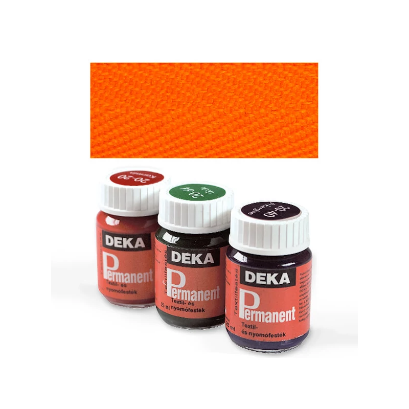Deka Permanent textilfesték világos anyagra - 08 mandarin