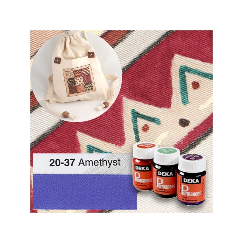 Deka Permanent textilfesték világos anyagra - 37 ametiszt