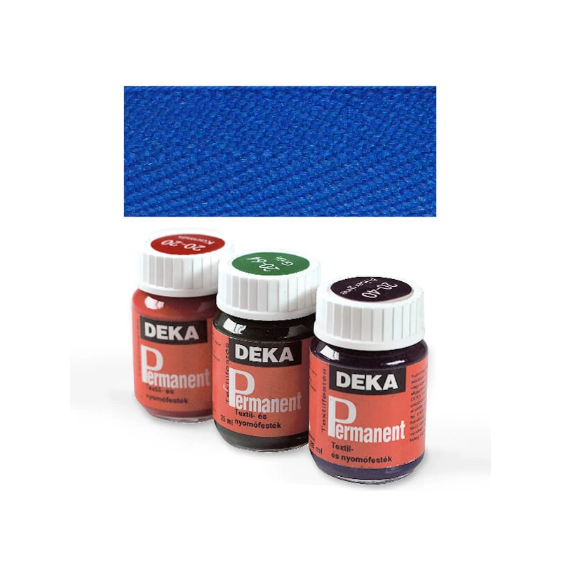Deka Permanent textilfesték világos anyagra - 49 kék