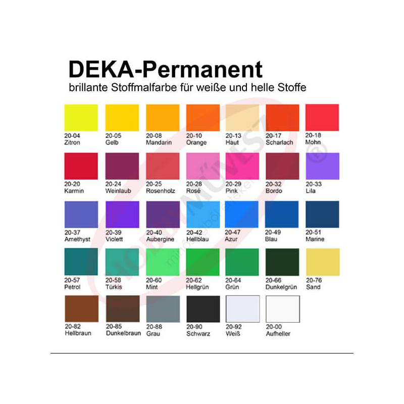 Deka Permanent textilfesték világos anyagra - 90 fekete