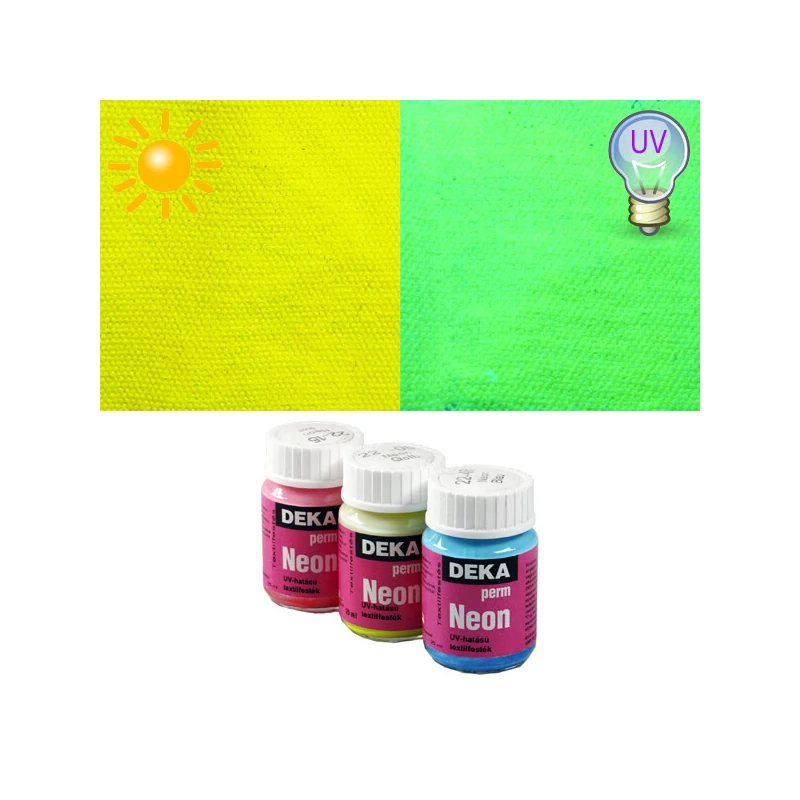 Deka Perm Neon textilfesték 25 ml - 05 sárga