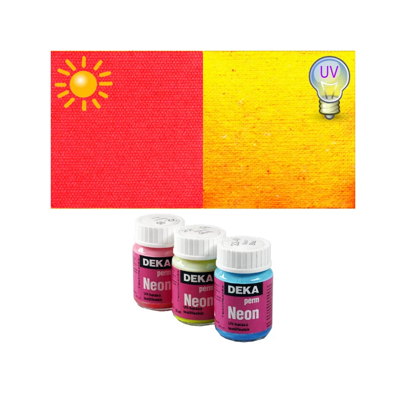 Deka Perm Neon textilfesték 25 ml - 15 piros