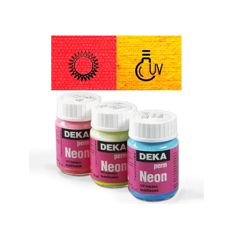 Deka Perm Neon textilfesték 25 ml - 15 piros