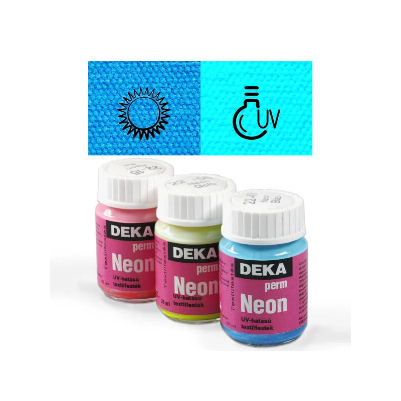 Deka Perm Neon textilfesték 25 ml - 49 kék