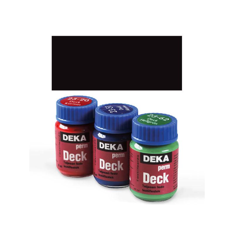Deka Perm Deck fedő textilfesték sötét anyagra - 90 fekete