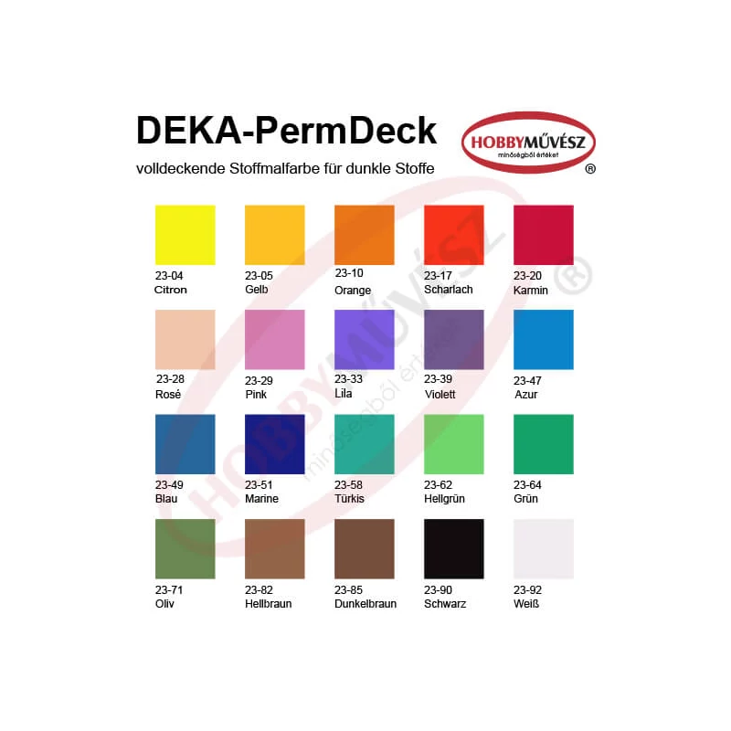 Deka Perm Deck fedő textilfesték sötét anyagra - 47 azúrkék