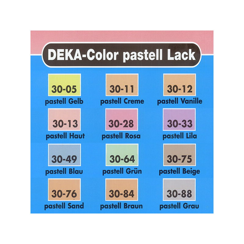 Deka Color pasztell lakk fényes akrilfesték 25 ml - 05 pasztellsárga