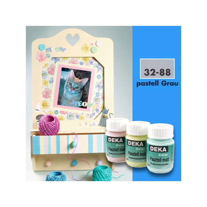 Deka Color pasztell Matt akrilfesték 25 ml - 88 pasztellszürke
