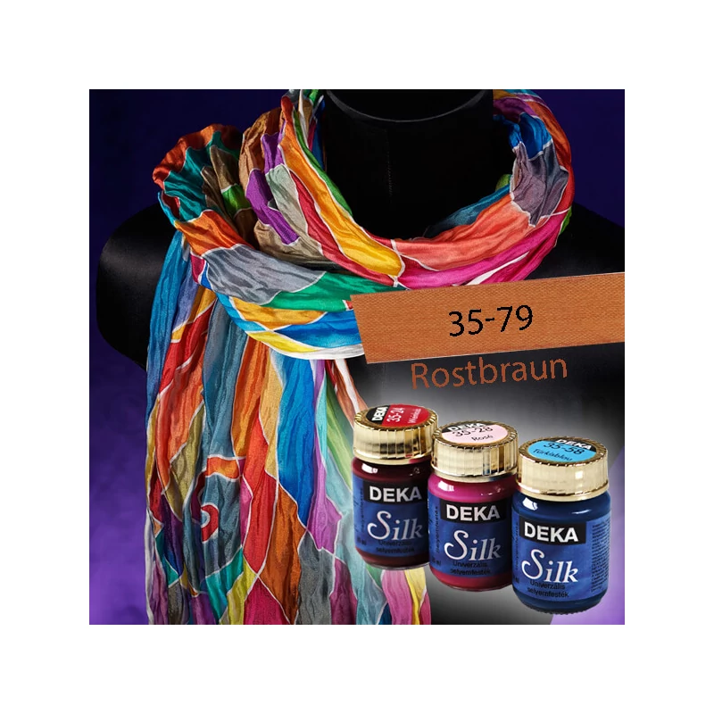 Deka Silk selyemfesték 25 ml - 79 rostbarna