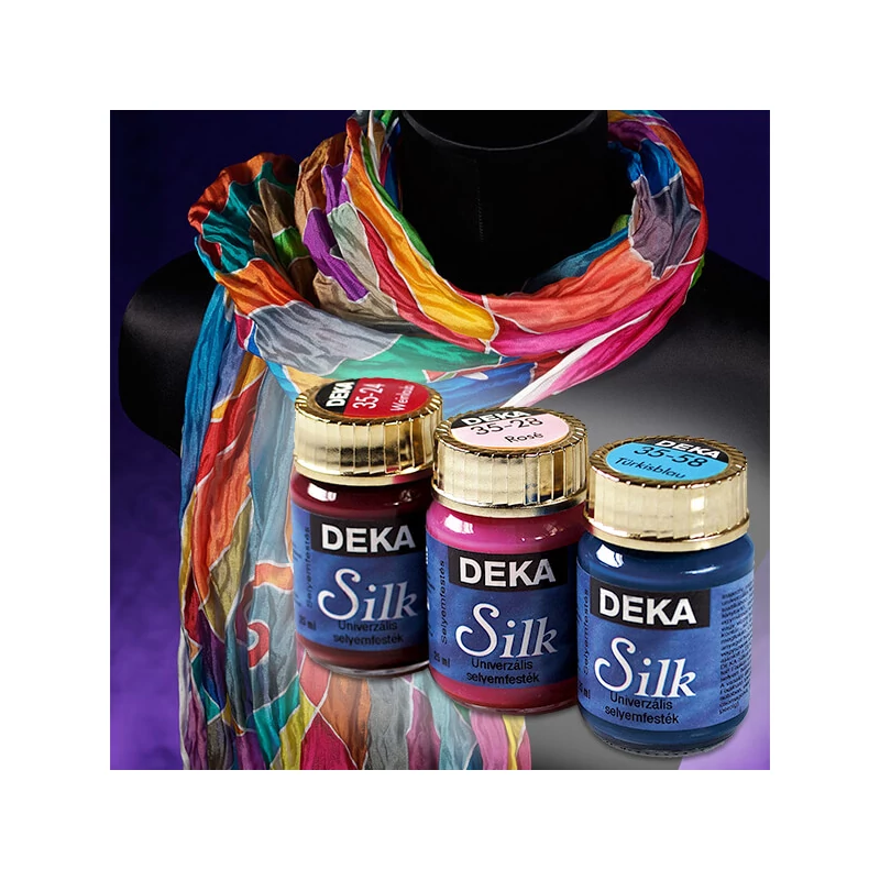 Deka Silk selyemfesték 25 ml - különféle színekben