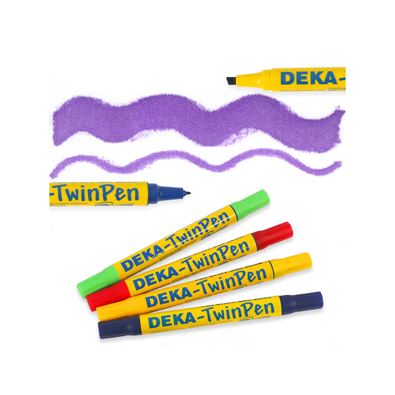 Deka TwinPen kétvégű textilfilc - 39 viola