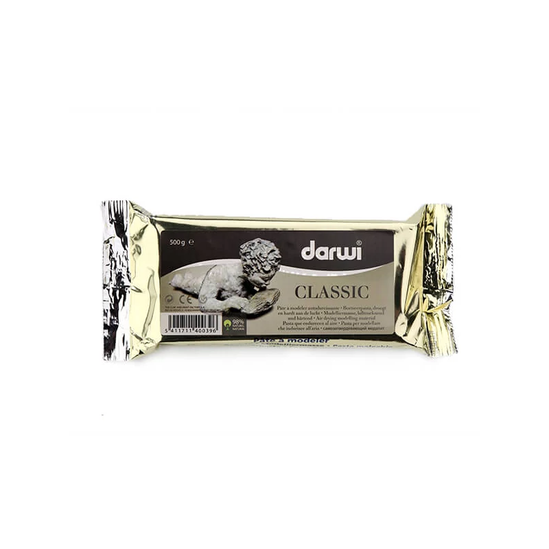 Darwi Classic levegőn száradó gyurma, 500 g - fehér
