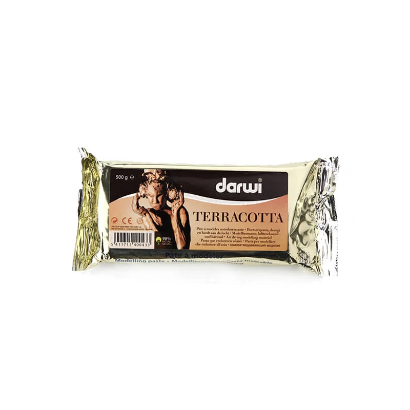 Darwi Terracotta levegőn száradó gyurma, 500 g - terrakotta