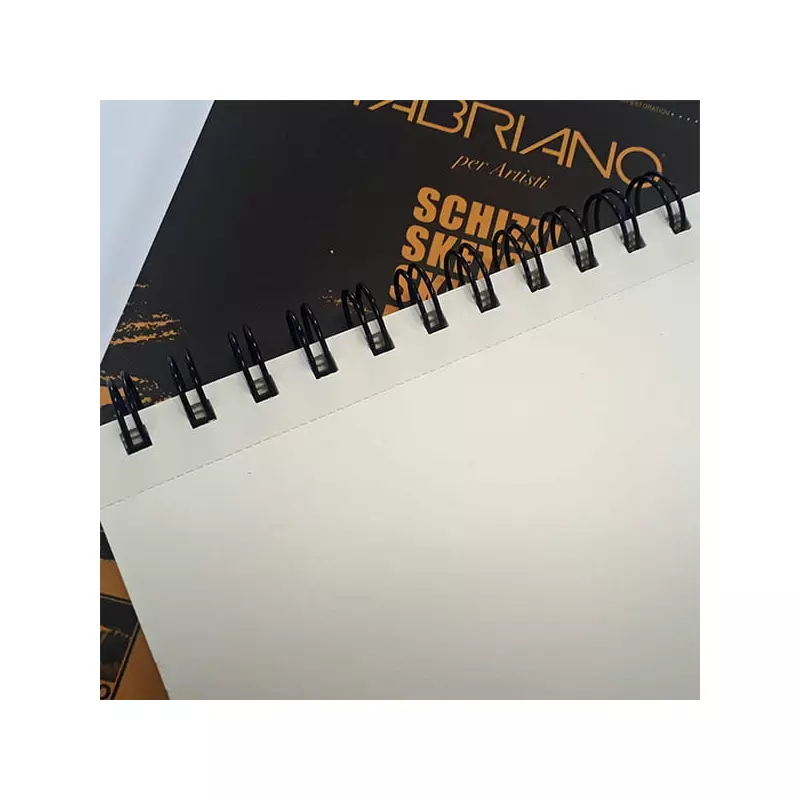 Fabriano Schizzi rajz- és vázlattömb, 90 g, 60 lap, A5, felül spirálos