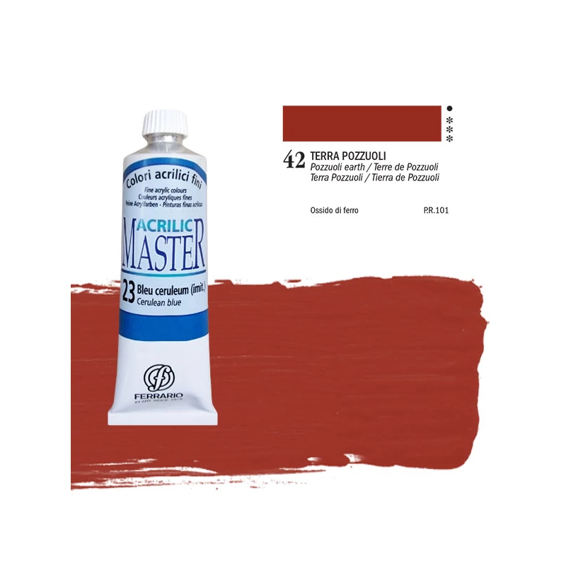 Ferrario Master akrilfesték, 60 ml - 42, pozzuoli earth