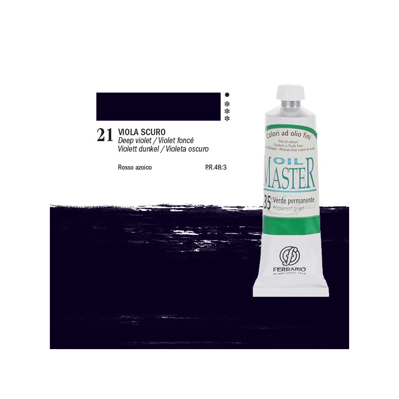 Ferrario Master olajfesték, 60 ml - 21, deep violet