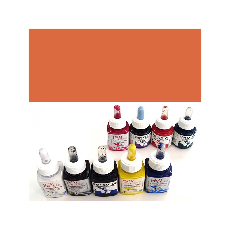 Ferrario Pen Color retuspisztoly festék, 50 ml - 05, orange