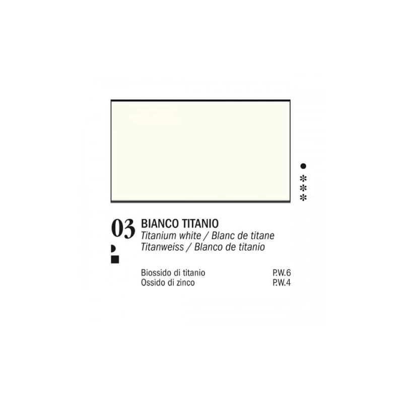 Ferrario Van Dyck olajfesték, 20 ml - 03, titanium white