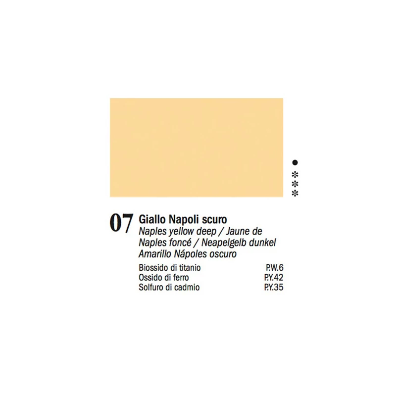 Ferrario Van Dyck olajfesték, 60 ml - 07, naples yellow deep