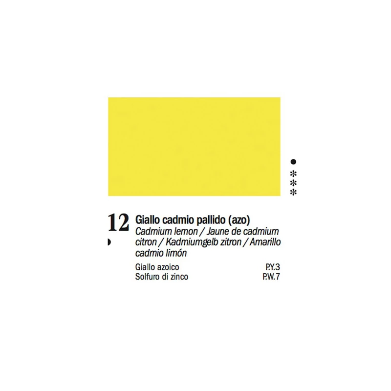 Ferrario Van Dyck olajfesték, 20 ml - 12, cadmium yellow lemon