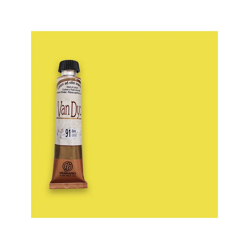 Ferrario Van Dyck olajfesték, 20 ml - 13, cadmium yellow light