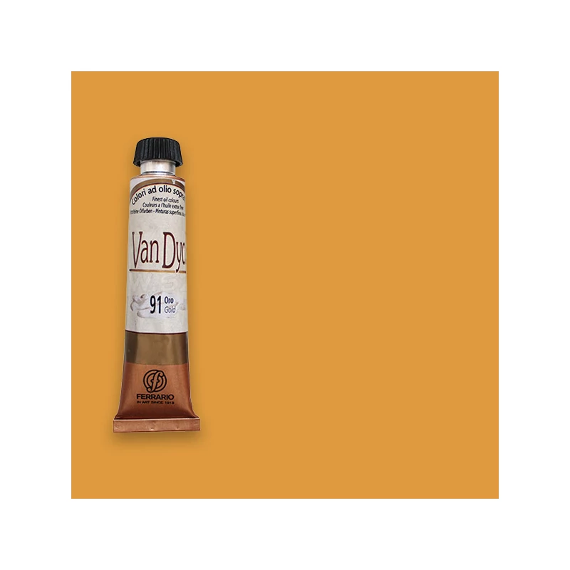 Ferrario Van Dyck olajfesték, 20 ml - 20, yellow lake