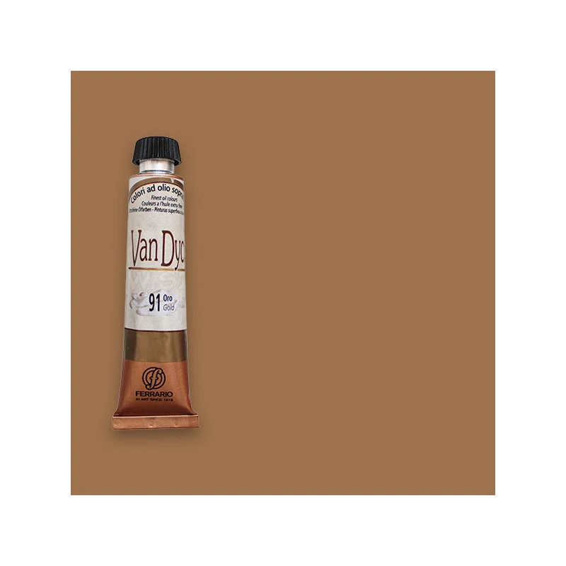 Ferrario Van Dyck olajfesték, 20 ml - 24, gold ochre