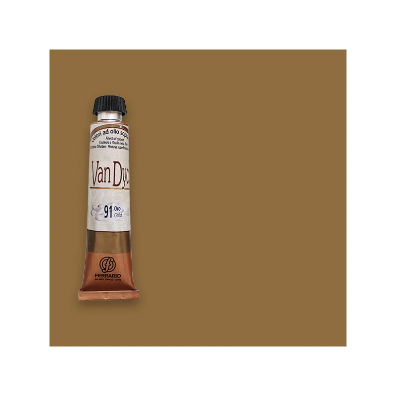 Ferrario Van Dyck olajfesték, 20 ml - 25, roman ochre