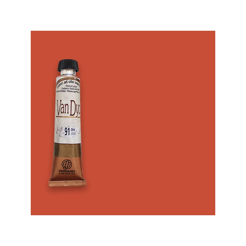 Ferrario Van Dyck olajfesték, 20 ml - 29, scarlet vermilion