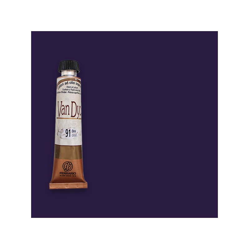 Ferrario Van Dyck olajfesték, 20 ml - 45, cobalt violet dark