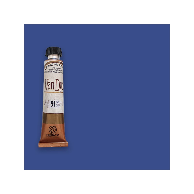 Ferrario Van Dyck olajfesték, 20 ml - 51, cobalt blue deep