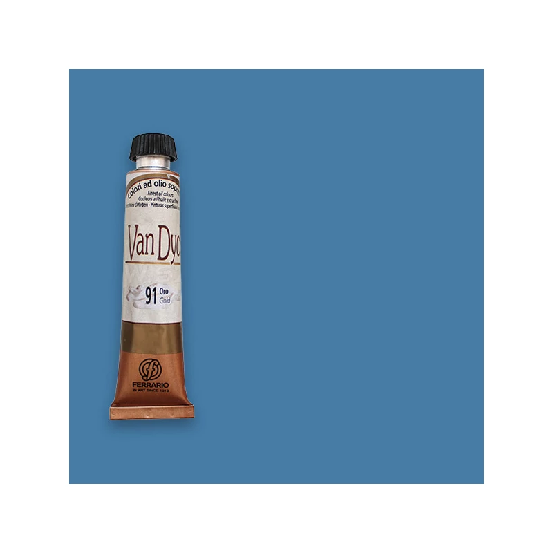 Ferrario Van Dyck olajfesték, 20 ml - 54, cerulean blue