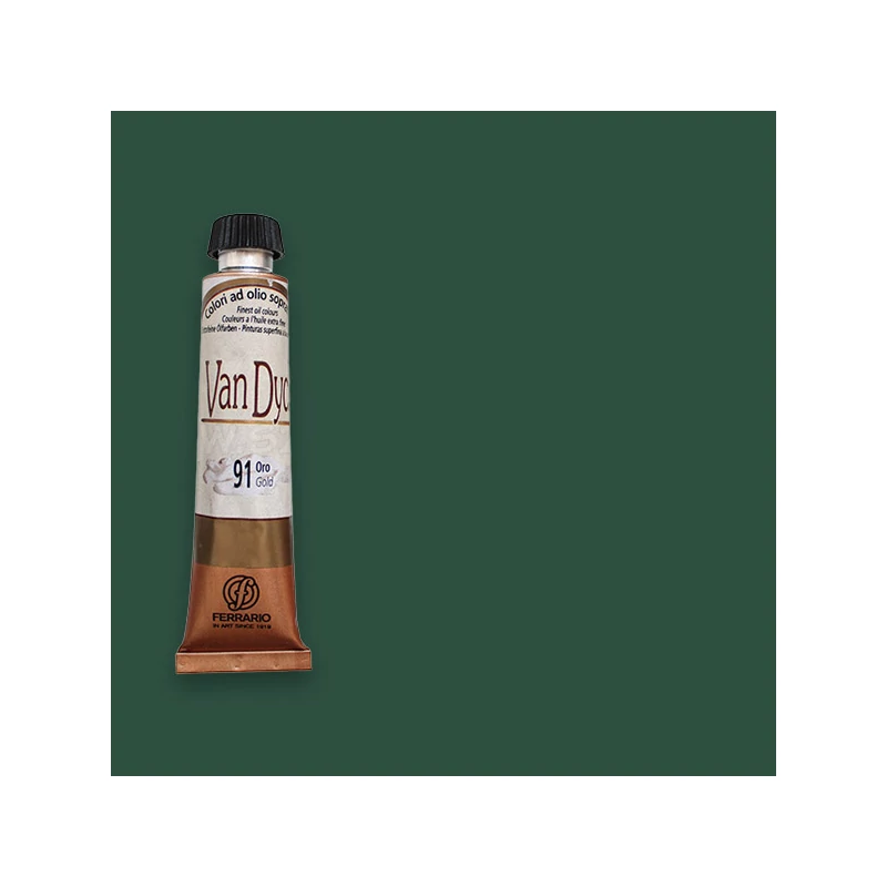 Ferrario Van Dyck olajfesték, 20 ml - 60, emerald green