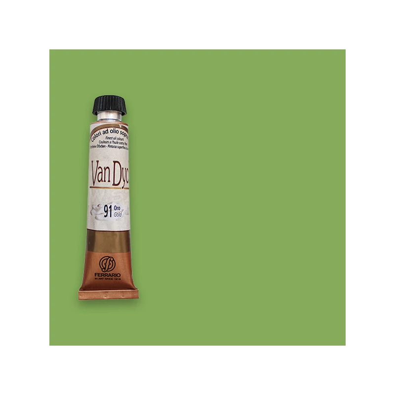 Ferrario Van Dyck olajfesték, 20 ml - 63, cinnabar green light