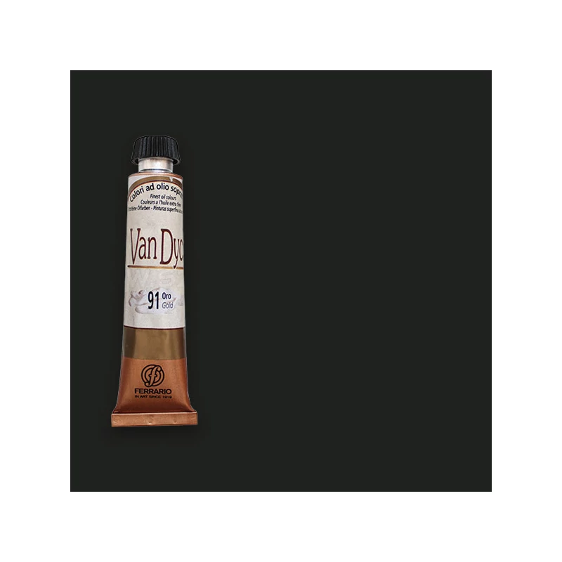 Ferrario Van Dyck olajfesték, 20 ml - 74, transparent brown