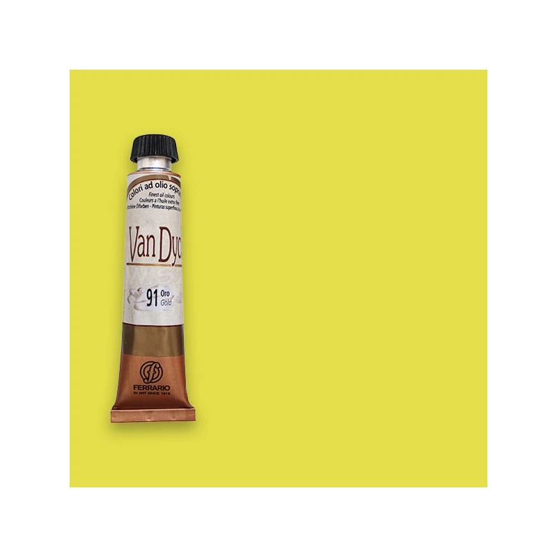 Ferrario Van Dyck olajfesték, 20 ml - 83, primar yellow