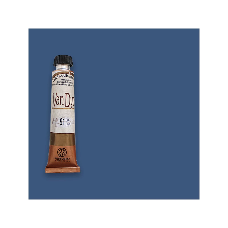 Ferrario Van Dyck olajfesték, 20 ml - 85, cyan blue