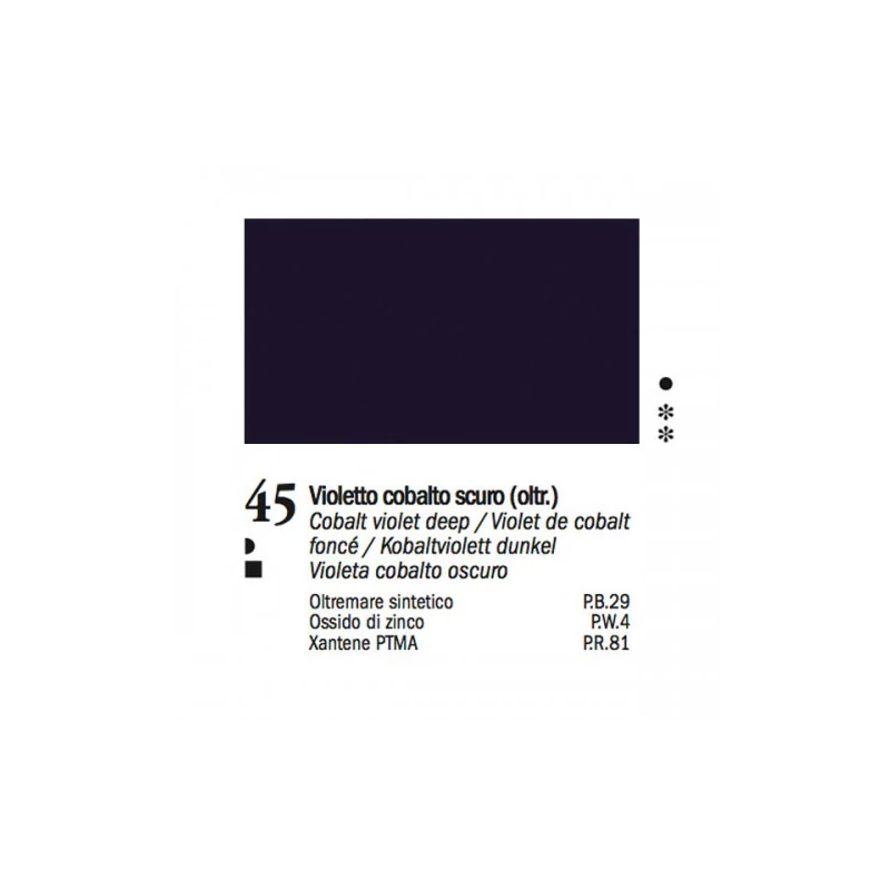 Ferrario Van Dyck olajfesték, 60 ml - 45, cobalt violet dark