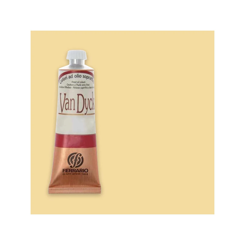 Ferrario Van Dyck olajfesték, 60 ml - 07, naples yellow deep