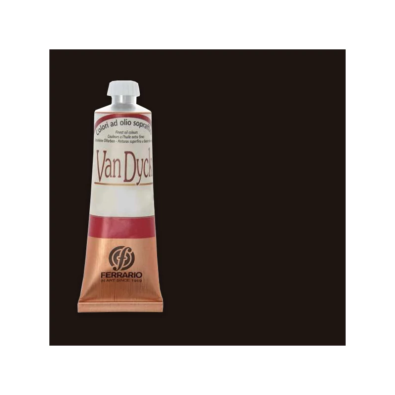 Ferrario Van Dyck olajfesték, 60 ml - 77, burnt umber