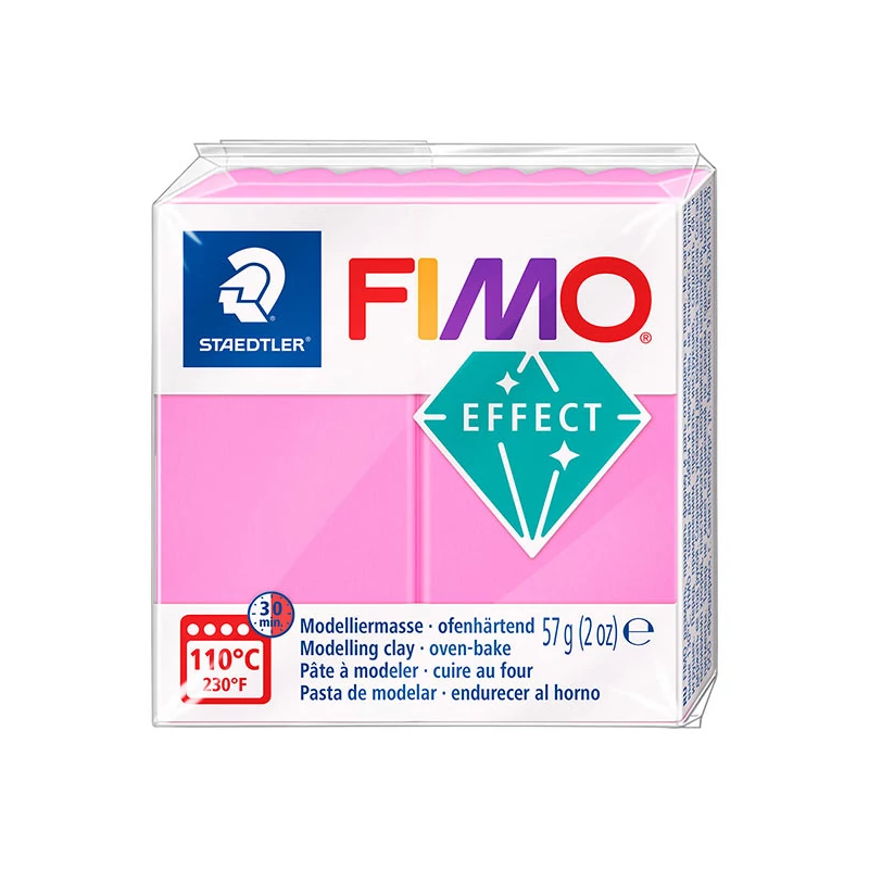 FIMO Neon Effect süthető gyurma, 57 g - neon pink (8010-201)