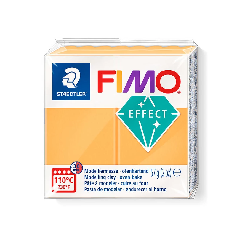 FIMO Neon Effect süthető gyurma, 57 g - neon narancs (8010-401)