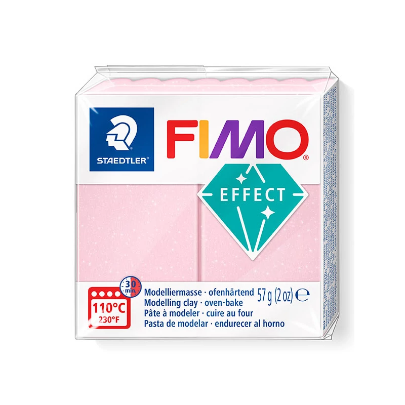 FIMO Effect süthető gyurma, 57 g - rózsakvarc (8020-206)