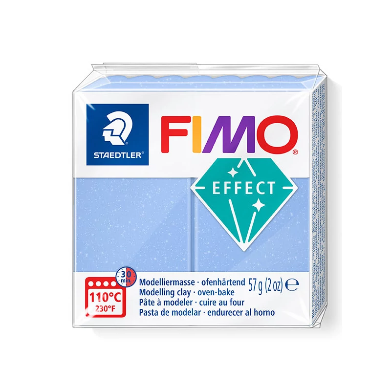 FIMO Effect süthető gyurma, 57 g - achát kék (8020-386)