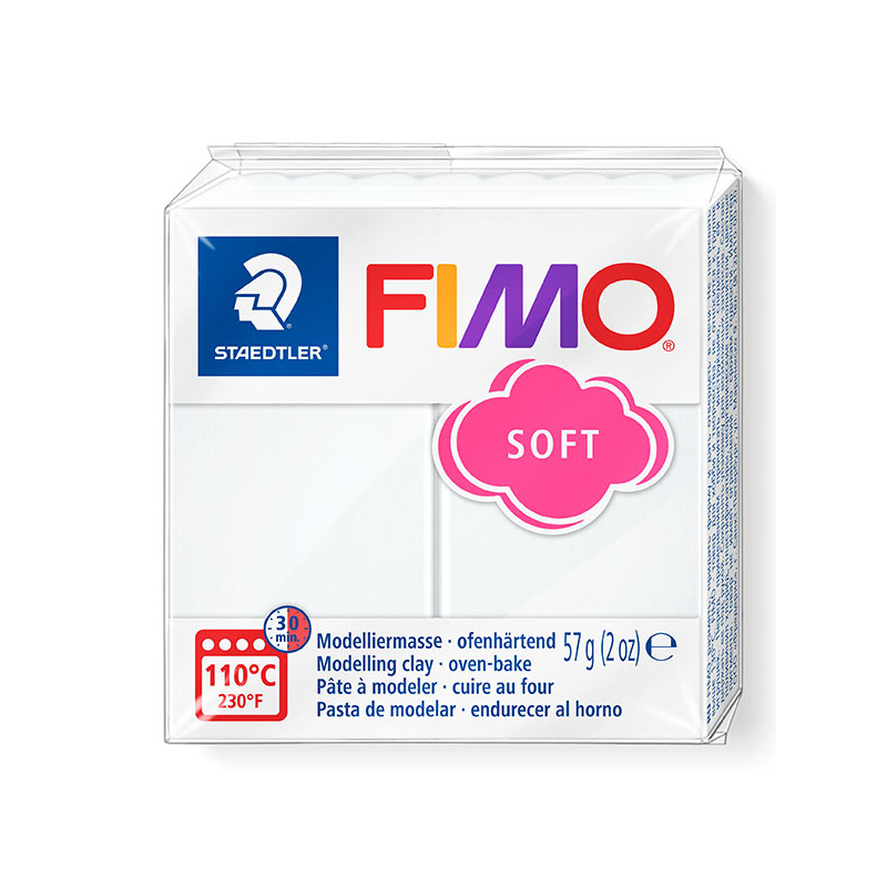 FIMO Soft süthető gyurma, 57 g - fehér (8020-0)