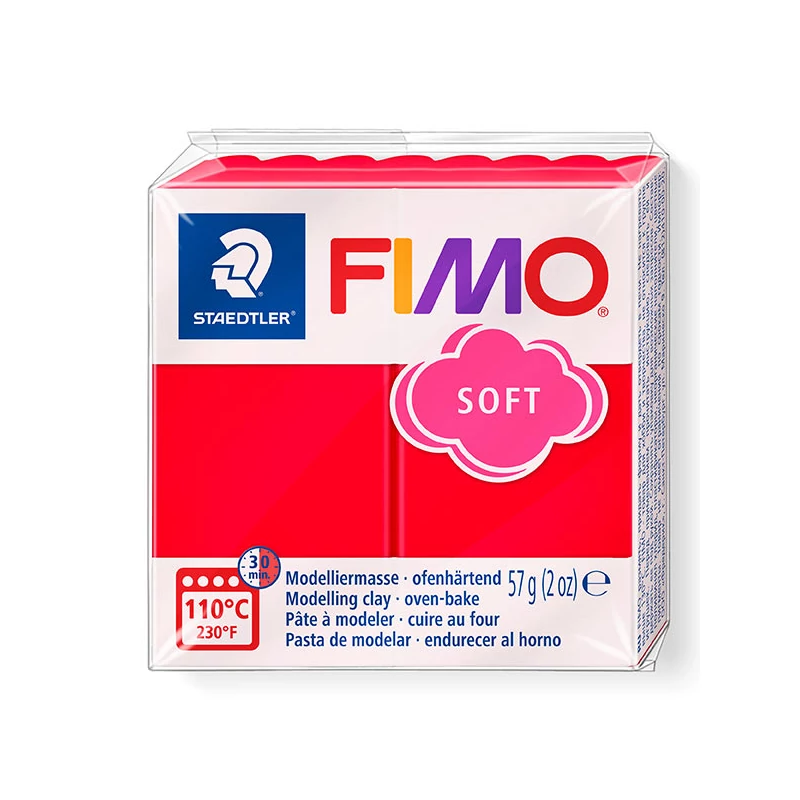 FIMO Soft süthető gyurma, 57 g - indiánpiros (8020-24)