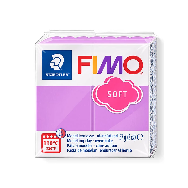 FIMO Soft süthető gyurma, 57 g - levendula (8020-62)