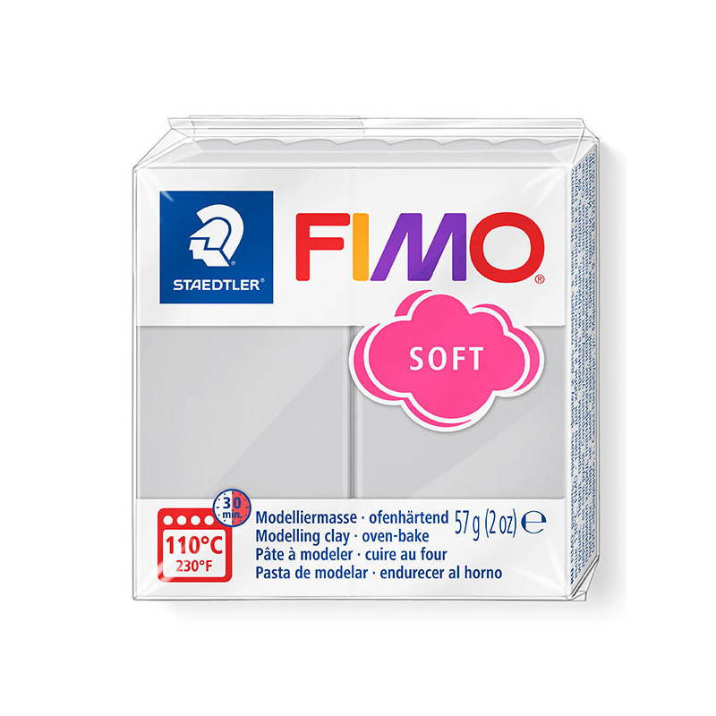 FIMO Soft süthető gyurma, 57 g - delfinszürke (8020-80)